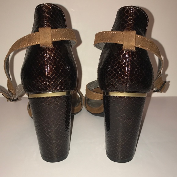 Bronze Block Heel - Picture 4 of 4